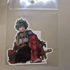 ヒロアカ　ダイカットステッカー　緑谷出久