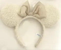 ディズニー　カチューシャ　白