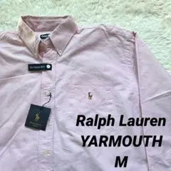 未使用品 ミント ラルフローレン オックスフォード YARMOUTH M ピンク