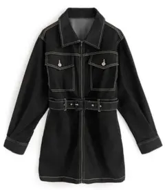 デニム　ワンピース　ジーパン　ジーンズ　レディース　秋服　オーバーオール