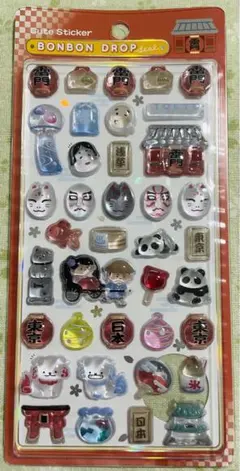 正規品　クーリア　ボンボンドロップシール 東京観光　和柄 浅草