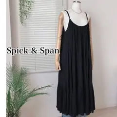 専用spick&span スモッキングギャザーワンピース　ノースリーブインド綿 専用spick&span スモッキングギャザーワンピース ノースリーブインド綿