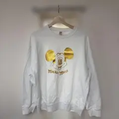 UNIQLO ユニクロ Disney ディズニー ミッキーマウス トレーナー 白