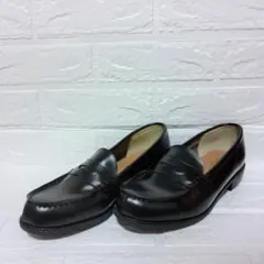 HARVAR ブラックローファー 25.0