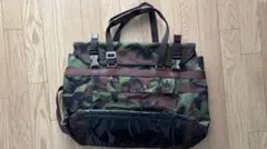 NORDET NYC カモフラージュ柄 トートバッグ 2WAY ショルダー付き 