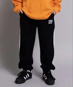 PAIRMANON STREET 裏毛 配色ライン スウェットパンツ