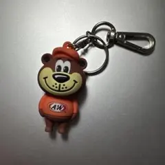 未使用に近い⭕️A&W ルートベア キーホルダー 沖縄限定