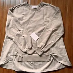 THE SHOP TK 150 ブラウス切替長袖Tシャツ