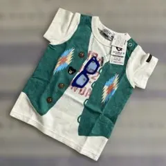 ミキハウス ダブルビー だまし絵 Tシャツ 80のサムネイル