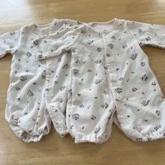 双子ロンパース　カバーオール2枚セット