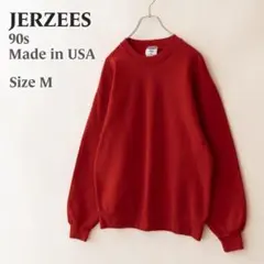 u*i様 90s USA製 JERZEES NuBLEND スウェット レッド