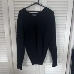 Polo Ralph Lauren ブラック Vネックセーター M