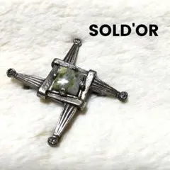 SOLD'OR 聖ブリジットの十字架ブローチ ケルト