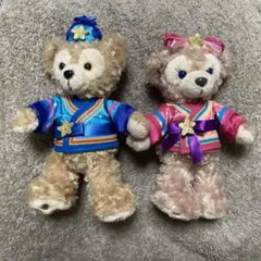 ダッフィー シェリーメイ ぬいぐるみバッジ 七夕