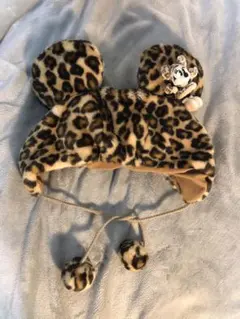 ミニーちゃん豹柄ファンキャップ