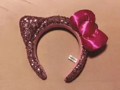 USJカチューシャ ハローキティ ピンク スパンコール