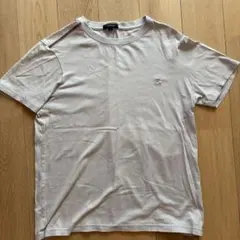 【日本製】バーバリーロンドン Tシャツ 三陽商会 ホースロゴ刺繍 水色 M
