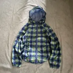 00s archive plaid tech shell jacket
