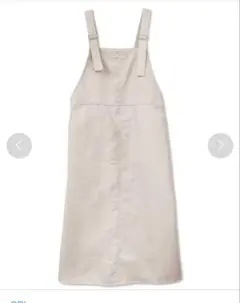 フェイクレザージャンパースカート