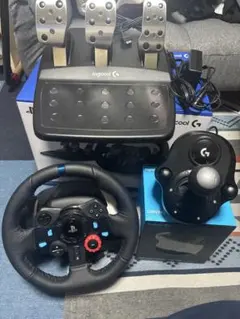 logicool G29 ハンコン、シフター付き 動作確認済み 箱、保証書有り