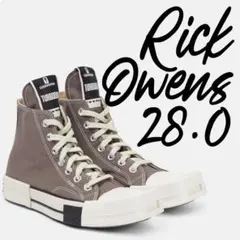 RickOwens Converse Turbodrk Chuck70 28cm