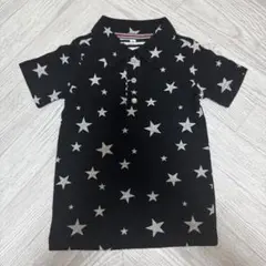 星柄 黒 ポロシャツ 90センチ　しまむら