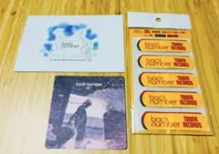 back number 瞬きコースター　ポストカード　タワレコ絆創膏