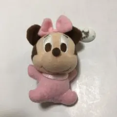 ミニーマウス ぬいぐるみマスコット ピンク