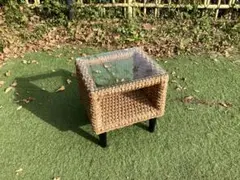 ウォーターヒヤシンス　サイドテーブル　ローテーブル　テーブル