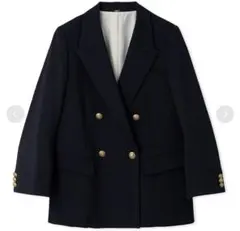 mila owen 金釦ダブルブレストブレザー NVY