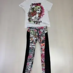 【美品】Reebocトップス/ パンツレギンス ２点セット