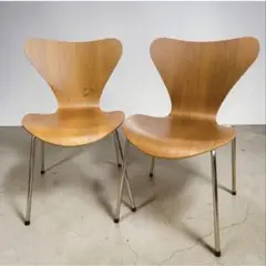 【良品】Fritz Hansen セブンチェア 2脚 リプロダクト 北欧家具のサムネイル
