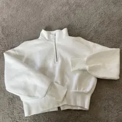 ホワイトハイネックトレーナー