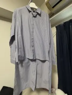 MISTERGENTLEMAN ストライプ長袖シャツ Mのサムネイル