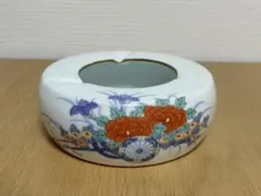 陶器製 置き型灰皿 鶴 松の絵柄 - メルカリ