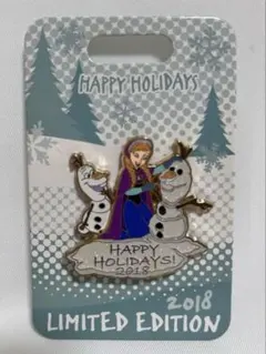 【海外Disney限定】アナと雪の女王　限定ピンバッチ