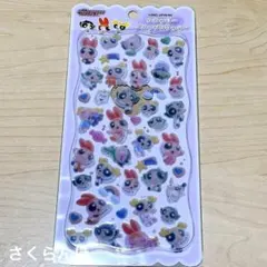 【正規品】フロッキードロップステッカー　パワパフ