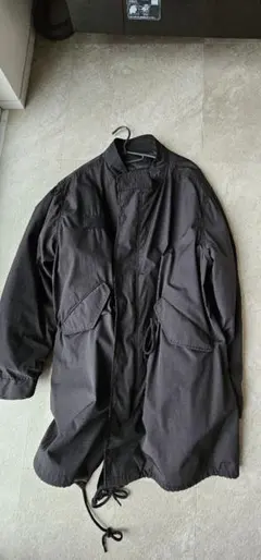 新品 タグ付き HOUSTON ヒューストン モッズコート XXS ブラック