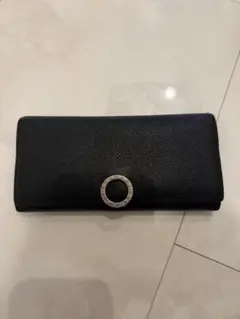 新品 未使用品 坂本乙造商店 長財布 黒 レザー 銀の迷宮 プラチナ箔 