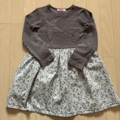 familiar 星の刺繍 ワンピース 120