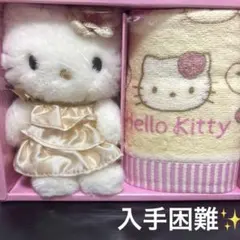 ハローキティ フェアリーキティ　ぬいぐるみとタオルセット 2000年 サンリオ ハローキティ フェアリー ぬいぐるみ＆タオルセット