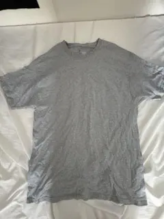 Champion グレー Tシャツ 半袖 無地 ワンポイント 刺繍