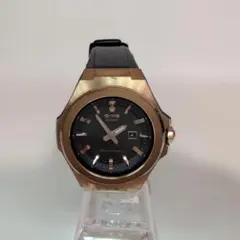 CASIO Baby-G G-MS ソーラー腕時計 黒/金　[稼働品]