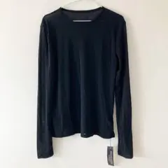 シアーロングスリーブTシャツ　黒　未使用