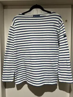 SAINT JAMES フランス製　青　白　ボーダーTシャツ