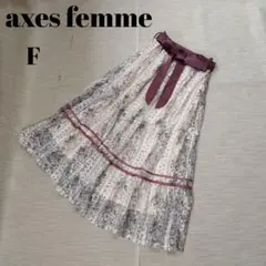 ゴスロリ　ロリータ　量産型　axes femme 花柄スカート F　 透け感あり