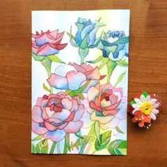 綺麗な薔薇が描かれてる油彩画 キャンパス約36 cmX29cm. 油彩画 薔薇の花 Mii サイン入り キャンバス - メルカリ