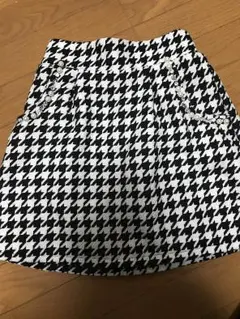 千鳥柄♡パールAラインスカート
