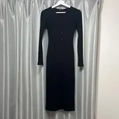 ZARA ブラック ロングワンピース