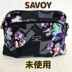 ❤️24時間以内発送❤️SAVOY ショルダーバッグ 花柄 ブラックのサムネイル